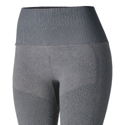 Leggings da equitazione Horze senza cuciture con grip in silicone a fondo intero Vanessa donna Grigio
