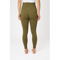 Leggings da equitazione termici senza cuciture Horze Melissa da donna Verde abete