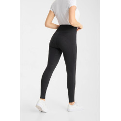 Leggings da equitazione da donna Horze Vilma con fond grip rinfrescante Nero