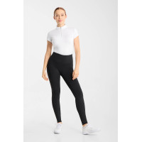 Leggings da equitazione da donna Horze Vilma con fond grip rinfrescante Nero