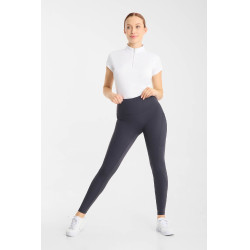 Leggings da equitazione da donna Horze Vilma con fond grip rinfrescante Odissea marina Blu marino