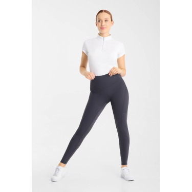 Leggings da equitazione da donna Horze Vilma con fond grip rinfrescante Odissea marina Blu marino