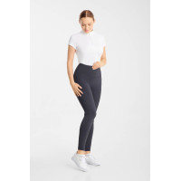 Leggings da equitazione da donna Horze Vilma con fond grip rinfrescante Odissea marina Blu marino