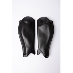 Mini-chaps B Vertigo eleganti in pelle Nero