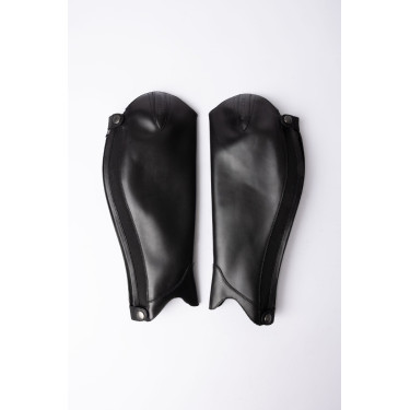 Mini-chaps B Vertigo eleganti in pelle Nero