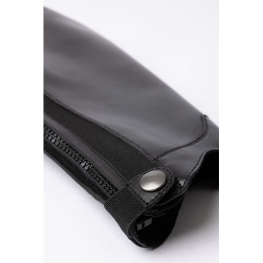Mini-chaps B Vertigo eleganti in pelle Nero