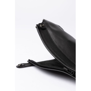 Mini-chaps B Vertigo eleganti in pelle Nero
