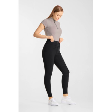Pantaloni da equitazione B Vertigo Angela full grip donna Bellezza nera Nero