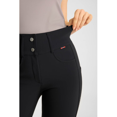 Pantaloni da equitazione B Vertigo Angela full grip donna Bellezza nera Nero