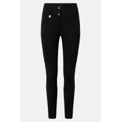 Pantaloni Horze Grand Prix Pro con grip al ginocchio da donna Nero
