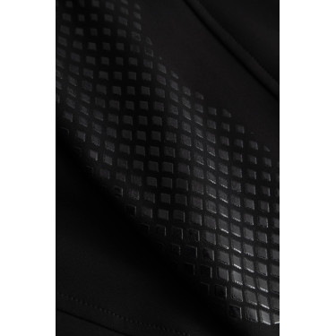 Pantaloni Horze Grand Prix Pro con grip al ginocchio da donna Nero
