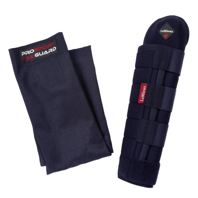 Protège-queue LeMieux ProSport Tail Guard avec sac Bleu marine