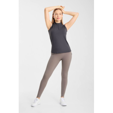 T-shirt da allenamento Emmie senza maniche Horze da donna cooling Odissea marina Blu marino
