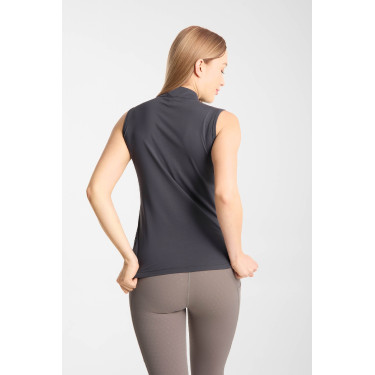 T-shirt da allenamento Emmie senza maniche Horze da donna cooling Odissea marina Blu marino