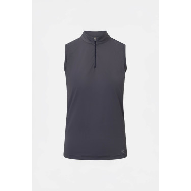 T-shirt da allenamento Emmie senza maniche Horze da donna cooling Odissea marina Blu marino