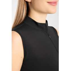 T-shirt da allenamento Emmie senza maniche Horze da donna cooling Nero