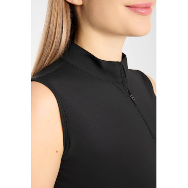 T-shirt da allenamento Emmie senza maniche Horze da donna cooling Nero