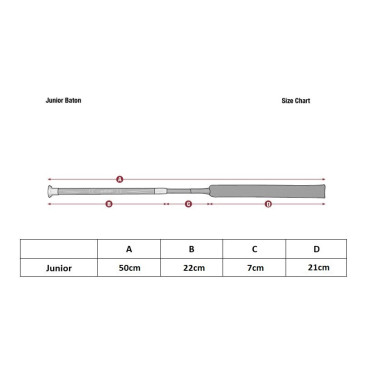 Frustino LeMieux Junior Pro Baton Nero