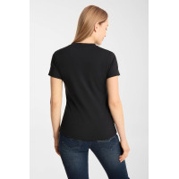 T-shirt Horze western Kathrin donna Nero