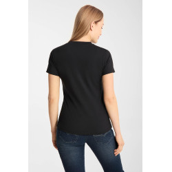 T-shirt Horze western Kathrin donna Nero