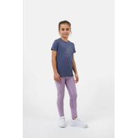 T-shirt Horze Wilda Young Rider a maniche corte Grigio