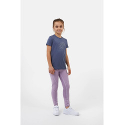 T-shirt Horze Wilda Young Rider a maniche corte Grigio