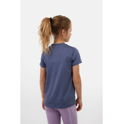 T-shirt Horze Wilda Young Rider a maniche corte Grigio