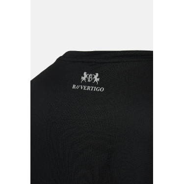 T-shirt tecnico B Vertigo Mikael da uomo Bellezza nera Nero