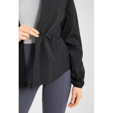 Giacca da equitazione da donna Horze Fiora leggera e impermeabile Blu marino scuro