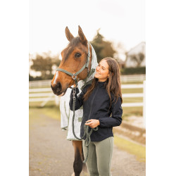 Giacca da equitazione da donna Horze Fiora leggera e impermeabile Blu marino scuro