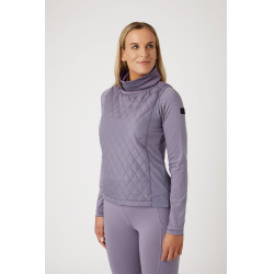 Gilet da equitazione ibrido Horze Riley da donna Uvetta royal Viola