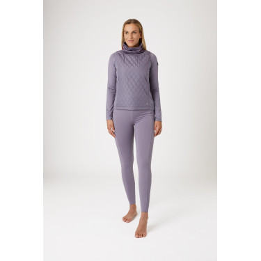 Gilet da equitazione ibrido Horze Riley da donna Uvetta royal Viola
