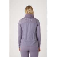 Gilet da equitazione ibrido Horze Riley da donna Uvetta royal Viola