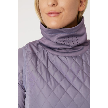 Gilet da equitazione ibrido Horze Riley da donna Uvetta royal Viola