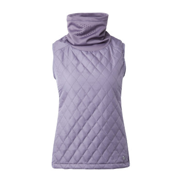 Gilet da equitazione ibrido Horze Riley da donna Uvetta royal Viola