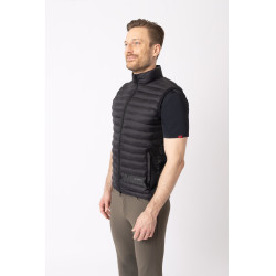 Gilet da equitazione senza maniche B Vertigo Simon ultraleggero imbottito da uomo Grigio antracite scuro