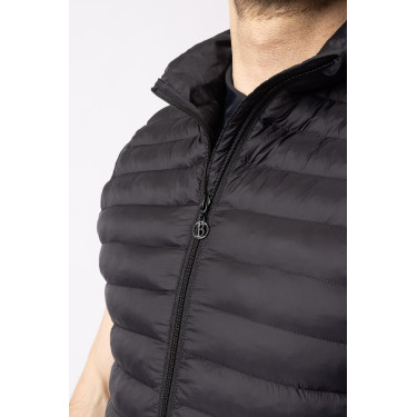 Gilet da equitazione senza maniche B Vertigo Simon ultraleggero imbottito da uomo Grigio antracite scuro