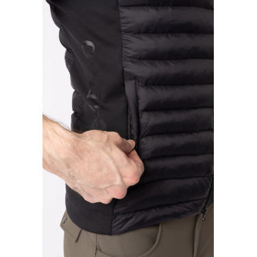 Gilet da equitazione senza maniche B Vertigo Simon ultraleggero imbottito da uomo Grigio antracite scuro