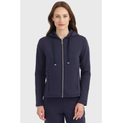 Felpa con zip Harcour Clarianne donna Marina Blu marino Felpa con zip Harcour Clarianne donna Marina Blu marino