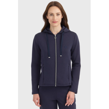 Felpa con zip Harcour Clarianne donna Marina Blu marino Felpa con zip Harcour Clarianne donna Marina Blu marino