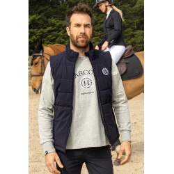 Gilet senza maniche Harcour Pona uomo Marino / bianco Blu