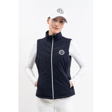 Gilet senza maniche Harcour Pola donna Marino / bianco Blu