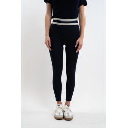 Leggings Volta Harcour Marino / lino Beige