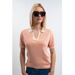 Polo Harcour Peach donna Albicocca Arancione