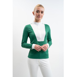 Polo da concorso Harcour Praga donna Verde smeraldo