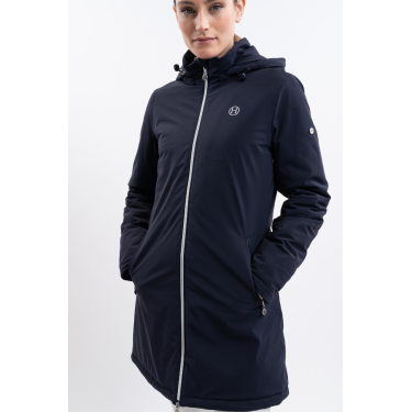 Parka lunga Harcour Robertah donna Marina Blu marino