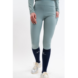 Leggings Harcour Louna Full Seat Verde grigio