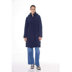 Trench Harcour Taylor caldo donna Marina Blu marino