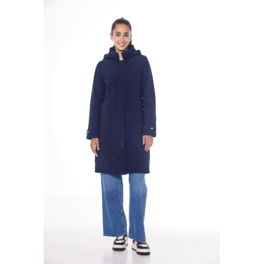 Trench Harcour Taylor caldo donna Marina Blu marino
