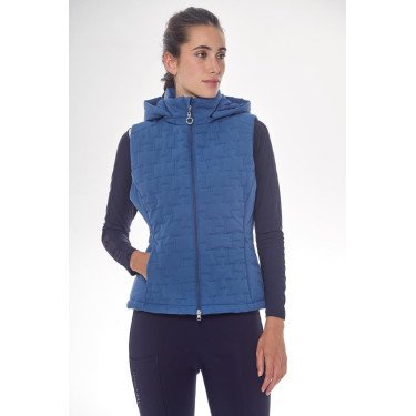 Gilet senza maniche Harcour Bernie donna Blu acciaio